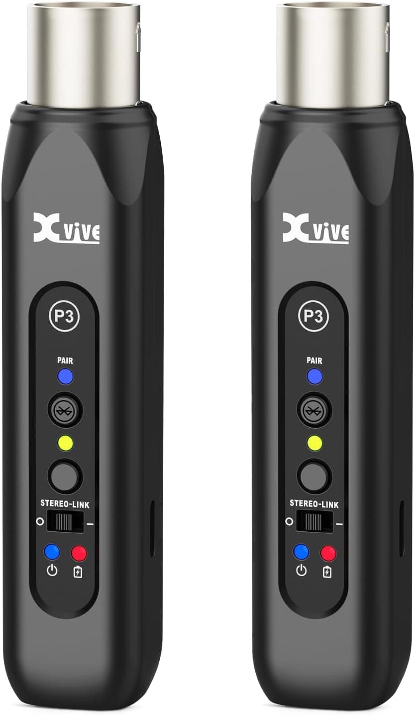 Xvive P3D Wireless XLR Bluetooth Receiver Bluetooth for Mixer, Active PA Systems,DJ Systems