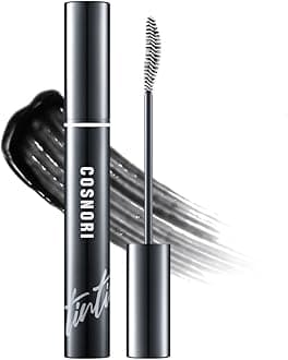 Eyelash Tinting Serum 01 Deep Black - Korean Eyelash Boost Tinted Serum – Eyebrow Growth Enhancer for Longer and Thicker – Lash Perm Essential - Vegan, Irritation Free 0.3 fl.oz / 9g (Black)