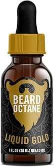 - Beard Octane Beard Oil for Men – Liquid Gold (Frankincense, Oud Cologne) – Softens & Conditions Dry Beards With Argan & Jojoba – 1oz