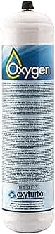 Oxyturbo Oxygen Gas Cylinder 950ml Bottle