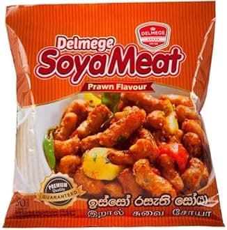 Delmege Soya Meat | Authentic Sri Lankan taste | (Prawn flavour, Pack of 5)