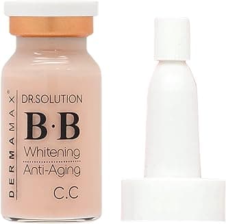 DERMAMAX BB Serum Glow Ampoules for BB Treatment Ideal for Microneedling and Dermaroller Treatment No. 21 No. 23 C.C Pink Choko Camel Peach 8 ml (C.C)