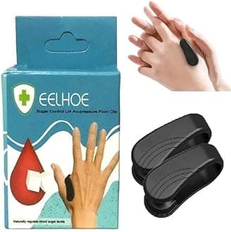 BYSMARTSTORE Sugar Control LI4 Acupressure Point Clip | Headache Relief Products Migraine &Tension Relief | Light Weight (Pack of 1)