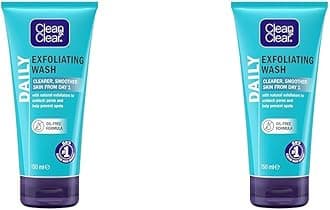 Clean & Clear Exfoliating Oil Free Daily Wash, 150ml (Pack of 2)