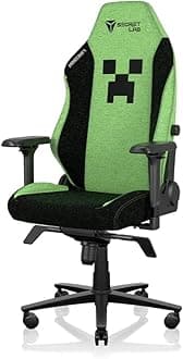 Secretlab Titan Evo Minecraft Gaming Chair - Reclining - Ergonomic - Comfortable Computer Chair with 4D Armrests - Headrest & Lumbar Support - Small - Green - Fabric