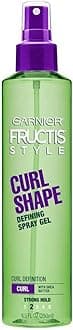 Garnier Fructis Style Curl Shaping Spray Gel Strong 8.50 Oz (Pack Of 2)