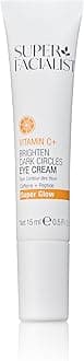 Super Facialist Vitamin C + Caffeine Under Eye Cream – Dark Circle Treatment & Serum-Cream for Puffiness – Dark Circle Treatment & Under Eye Serum – Targeted Caffeine Formula 0.5 oz