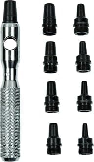 Tools 66012 Hollow Punch, 10-Piece Set, Black
