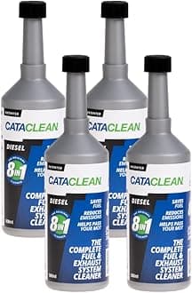 Cataclean Diesel | Complete Fuel & Exhaust Cleaner | Catalytic Converter, Valve & Injector Cleaner | Fuel Additive Formulated for Performance & Fuel Efficiency | Pre MOT Emissions Reducer | 4 x 500ml