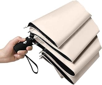 Cloudia Automatic Windproof Travel Umbrella, Umbrella in Rain and Sun for Women and Men