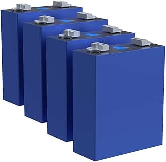 ExpertPower 4 Pack 3.2V 304Ah LiFePO4 Lithium Battery Cell | UL2580 A+ Grade 4000-7000 Life Cycles & 10-Year LifeSpan | Deep Cycle Rechargeable & Electric-Vehicle Grade