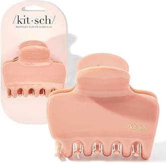 Kitsch Recycled Plastic Puffy Medium Claw Clips, Claw Clips for Thick & Thin Hair, Hair Accessories for Women | Ideal Gifts for Women, 1pc (Rosewood)