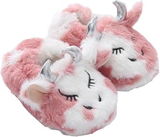 Baby Girls' Cartoon Indoor Anti Slip House Slippers
