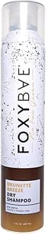 FoxyBae Dry Shampoo Spray – Biotin-Infused Volumizing Formula – Deodorizing, Sulfate-Free Option for Dark & Brunette Hair – Brunette Breeze – 7 fl oz