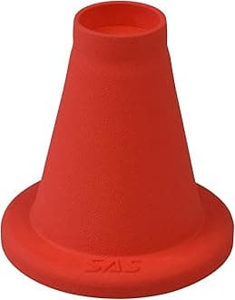 SAS SPORTS Cricket Batting Tee - Durable TPR Material | Cricket Cones for Exercise | Cricket Equipment Tee for Batting Cricket Practice | Cricket Cones for Practice (Multicolor, Pack of 6)