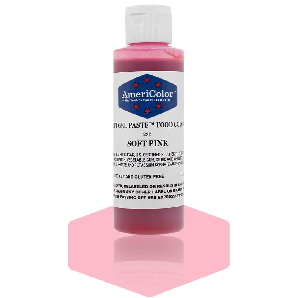 Americolor Soft Gel Paste, 4.5-Ounce, Soft pink