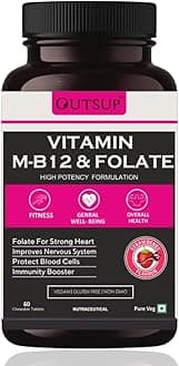 Vitamin B12 Supplement with Methylcobalamin, Folate & Vitamin B6