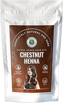 Natural Henna Hair Color Dye, 100% Pure Henna Powder for Hair Growth Organic (Chestnut, 100 Gr + Free 50 Gr.)