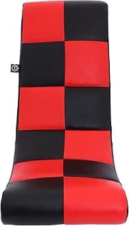 THE CREW FURNITURE Boost Video Rocker Gaming Chair, Polyurethane, Red Small