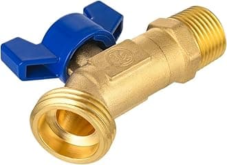 EFIELD (Pack of 10) 1/4-Turn Outdoor Spigot, Sillcock Hose Bibb Valve 1/2" Male NPT Inlet ×3/4" Male GHT Threaded Garden Hose Outlet/Connector (10),(SILLCOCK045-10PCS)