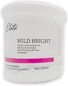 Professional Hair Bleaching Powder, White, 500ml, Fine Particle Consistency, Orange Scent, Suitable for All Hair Types