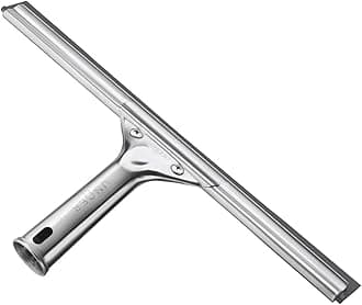 Professional Stainless Steel Heavy-Duty Squeegee, 12"