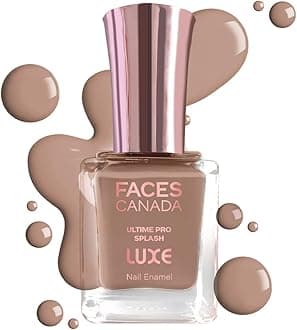 FACES CANADA Ultime Pro Splash Luxe Nail Enamel - Floral Dream (L45), 12ml | Glossy Finish | Quick Drying | Long Lasting | High Shine | Chip Defiant | Even-Finish | Vegan | Non-Toxic | Ethanol-Free