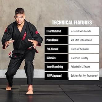 Elite Sports Unisex Adult Bjj Gi Adult Bjj Gi (pack of 2)