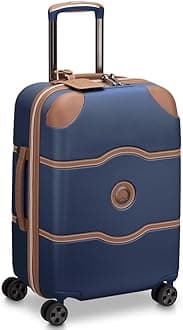 Chatelet Air 2.0 Hardside Luggage with Spinner Wheels, Navy Blue, Carry on Plus 20 Inch