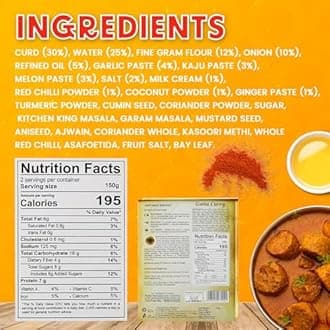 Chokhi Dhani Ready to Eat Gatta Curry | Authentic Rajasthani Curry | Instant Heat & Eat Indian Meal | Microwavable Pack | Ready in 2 Minutes | Pack of 2 (300g Each) |ready to eat meals