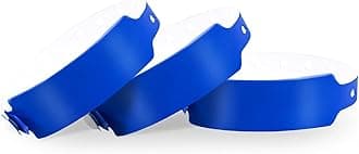 Navy Blue Plastic Wristbands 100 Pack - Colored Wristbands for Events, Vinyl Wrist Bands of Party Custom Plastic Bracelets Wristbands Waterproof Wrist Bands Arm Bands for Events Concerts