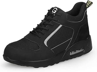 Mens Safety Shoes Boots Steel Toe Cap Work Trainers Sneakers Lightweight Slip Resistant Breathable Protective Boots