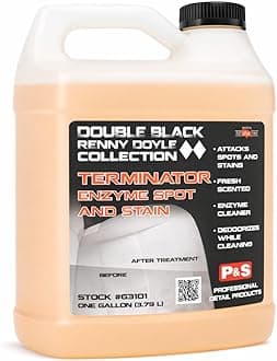 - Terminator Enzyme Spot & Stain Remover – Professional Upholstery & Carpet Cleaner, Eliminates Grease, Dirt, Protein-Based Stains, Fresh Scent - 1 Gallon
