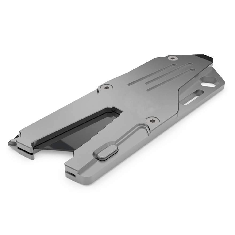 Multitool Card Wallet Tools - 16 in 1 Multi Tool Credit Card Size Survival Pocket Tools Toolcard Wrench Bottle Opener Outdoor tool Hand Tools Stainless Steel (Silver)