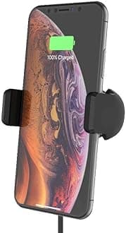 Belkin 10W Lightweight Fast Wireless Vent Mount USB Car Charger Compatible for Samsung - Black