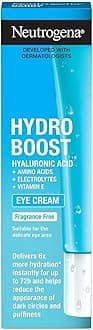 Neutrogena Hydro Boost Eye Cream, with Hyaluronic Acid and Vitamin E, for Tired-Looking Eyes, 15ml