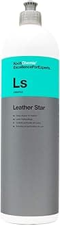 KOCHCHEMIE - Leather Star - Deep Cleaner for Leather; Revitalizes, Preserves, and Protects; Pleasant Fragrance, Color Intensifying Appearance, Supple Soft Feel; Non-Slippery Formula (1 Liter)