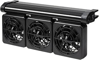 3 Fans Aquarium Chiller Fish Tank Fan Aquarium Cooling Fan, 1 Yr Warranty