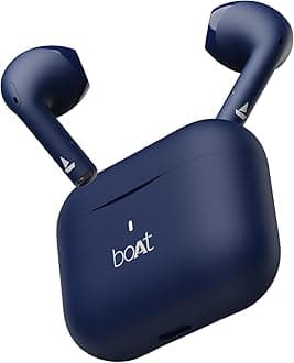 Airdopes Ace TWS in Ear Earbuds with 35 HRS Playback, 13mm Drivers, Dual Mics ENx & Beast Mode(Starry Blue)