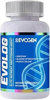 Evolog - Glucose Disposal Agent (GDA) & Elite Nutrient Partitioning | Mass Gainer & Weight Gainer for Women & Men | Supports Digestion, Glucose Optimization, Muscle Volume | 60 Capsules