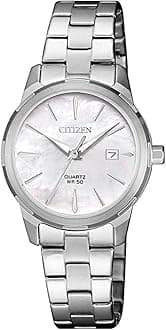 Citizen Womens Analogue Quartz Watch with Stainless Steel Strap EU6070-51D