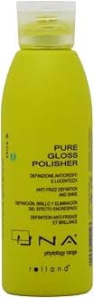 UNA Pure Gloss Polisher - Anti-Frizz Polish Modelling Agent for Shine and Brightness, Controls and Softens Hair, Ideal for Defining Any Style - 150ml