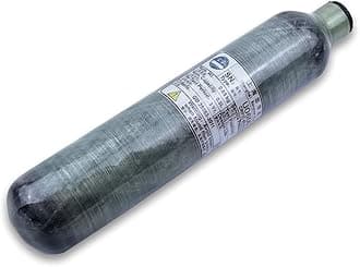 4500Psi Pcp Air Tank 0.5L 31Cu in 500cc Carbon Fiber HPA Tank,Gas Cylinder,Paintball Hunting for PCP Air Rifle Gun Daystate and FX Thread M18 * 1.5