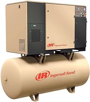 Ingersoll Rand Rotary Screw Compressor - 230 Volts, Single Phase, 5 HP, 18.5 CFM, Model Number UP6-5-125