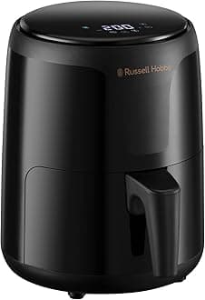 Russell Hobbs Compact Rapid Digital Air Fryer 1.8L [7 Cooking Functions] Energy Saving, Dishwasher Safe parts, Touch screen, Removable basket, Timer, Max Temp 200°C, No oil, Grill, Bake, 26500