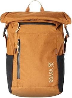 Roark Passenger 27L 2.0 Backpack, Travel Day Pack with Laptop Storage, Toffee