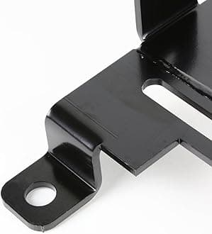 DNA MOTORING SBK-LM-HC01 Pair of Low Mount Racing Bucket Seat Mount Brackets Compatible with 01-05 Civic, Black