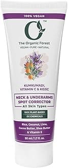 Plant-Based Kumkumadi, Shea Butter & Cocoa Butter Hand, Underarm & Neck Cream - Lighten skin tone on Body, Skin & Private Areas | Moisturizing & Brightening Kojic Cream