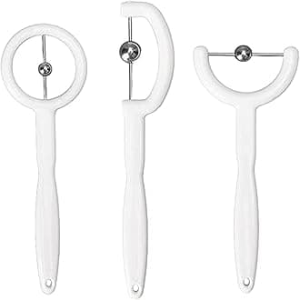 3pcs Kids Tongue Tip Lateralization Elevation Tools Tongue Tip Exercise Set Oral Muscle Training Tool Autism Speech Therapy Tools (White)