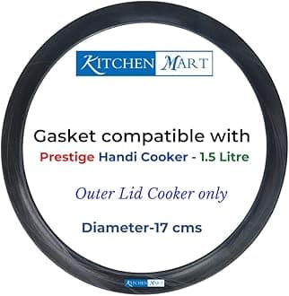 Gasket compatible with Prestige Handi Cooker Gasket (1.5 Litres Handi)
